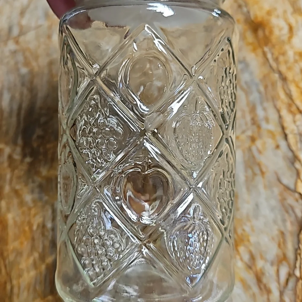 SMUCKERS glass candy jar
